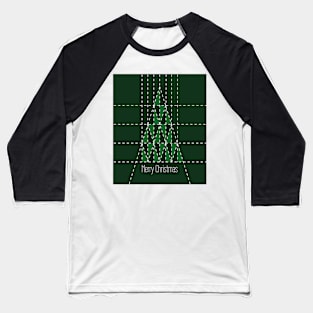 Green Architect Christmas Tree Baseball T-Shirt